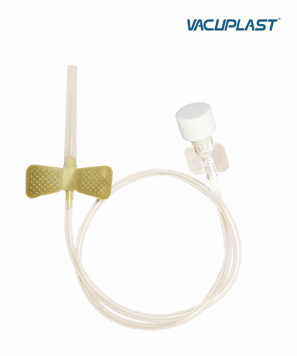 Escalpe para coleta de sangue com seringa 19G